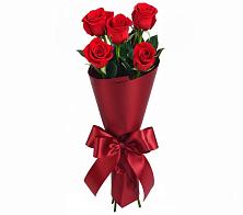 Букет 5 Красных роз Эдлесс Лав в Троицкой Краснодарского края