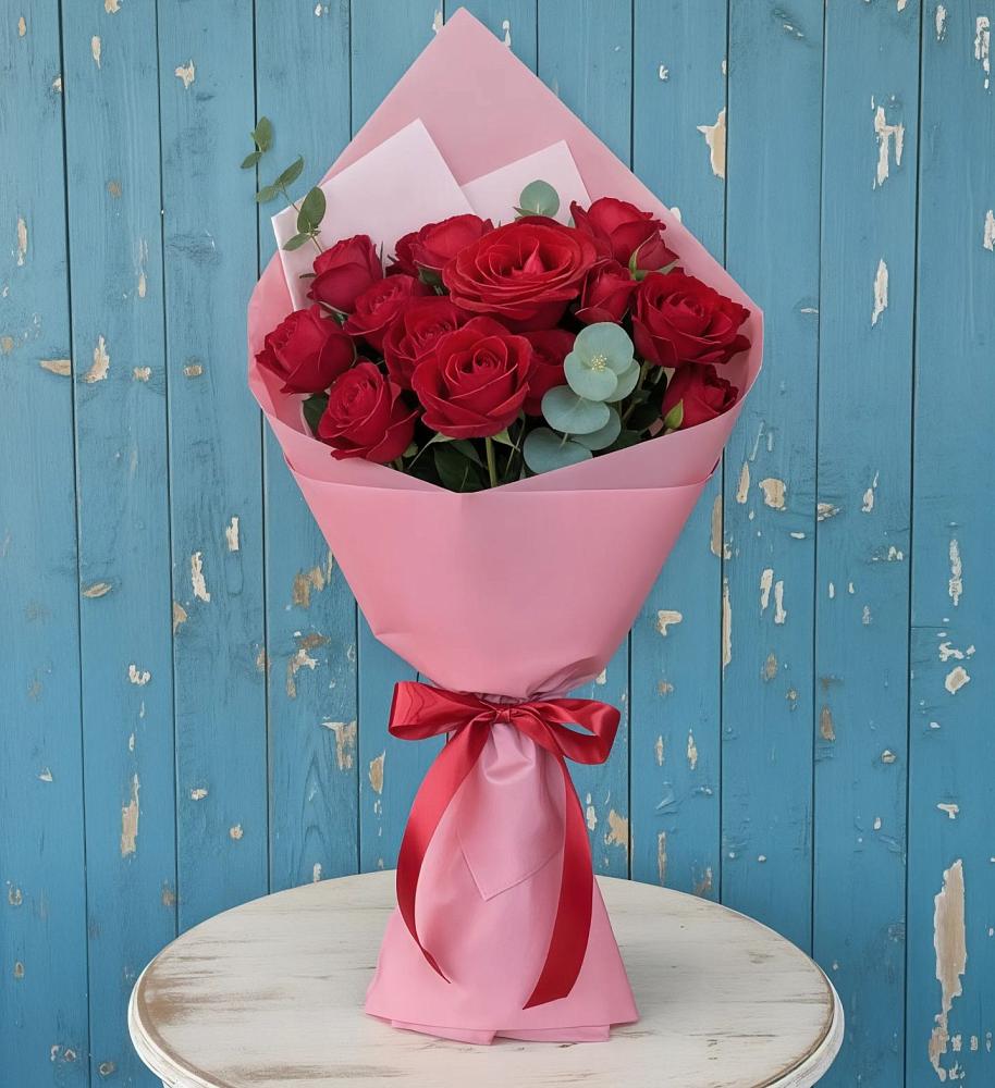 Букет цветов из: Розы в Троицкой Краснодарского края