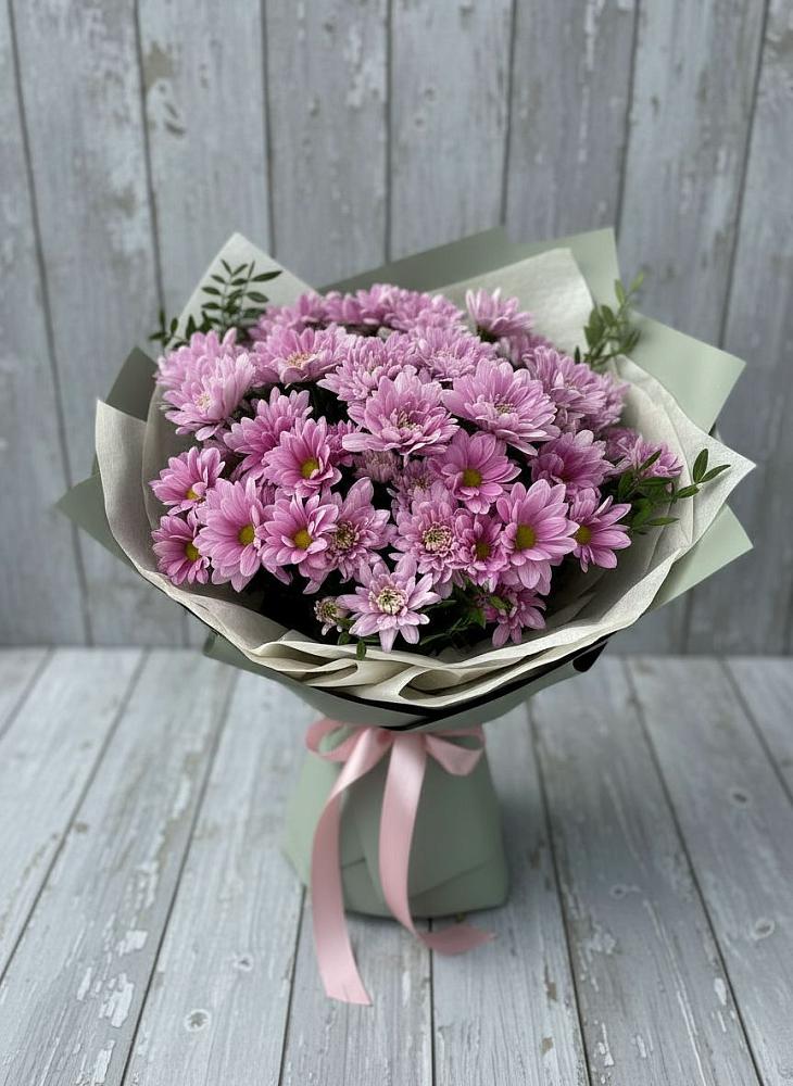 Букет цветов из: Хризантемы в Троицкой Краснодарского края