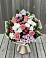 Букет цветов из: Альстромерии, Гвоздики, Розы и Хризантемы в Троицкой Краснодарского края