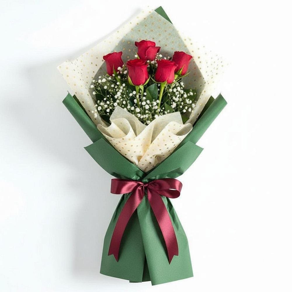 Букет цветов из: Розы в Троицкой Краснодарского края