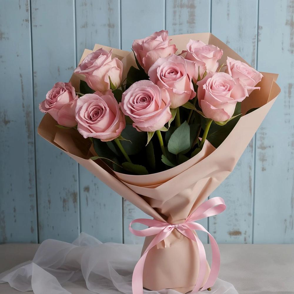 Букет цветов из: Розы в Троицкой Краснодарского края