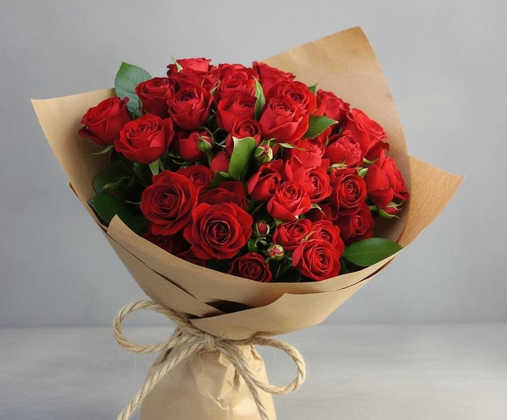 Букет Любовный роман в Троицкой Краснодарского края