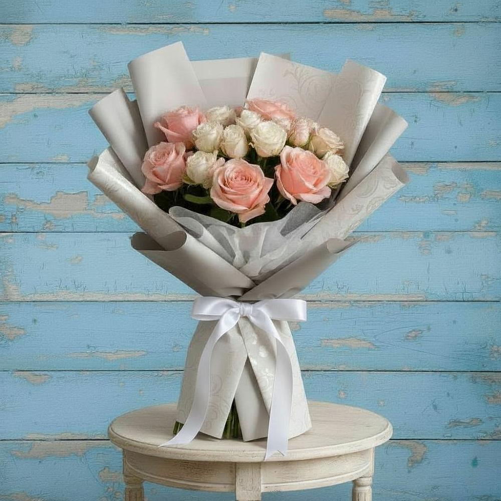 Букет цветов из: Розы в Троицкой Краснодарского края