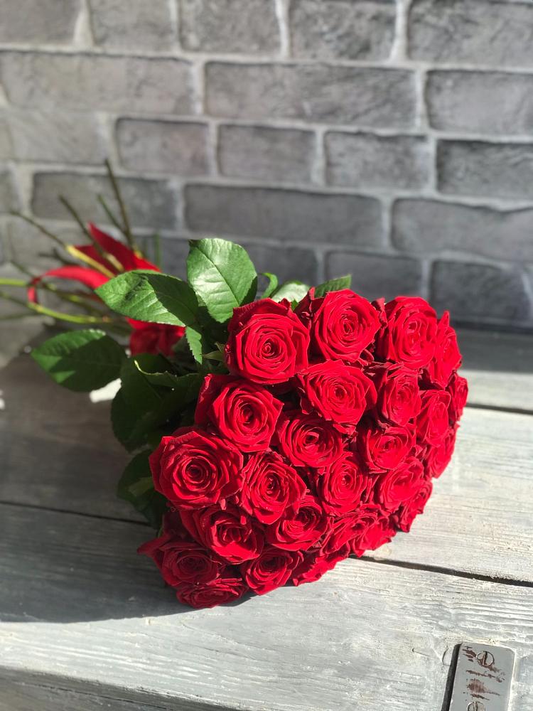 Букет Красные розы Фридом в Троицкой Краснодарского края