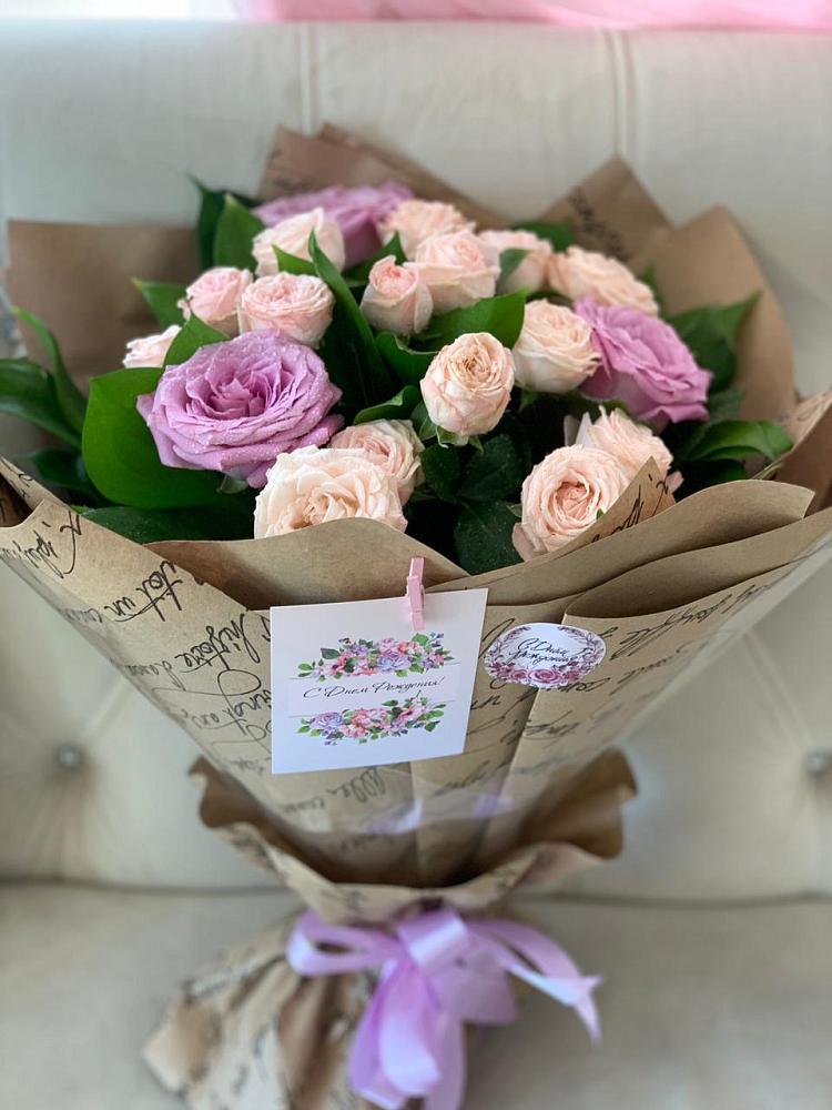 Букет цветов из: Розы в Троицкой Краснодарского края