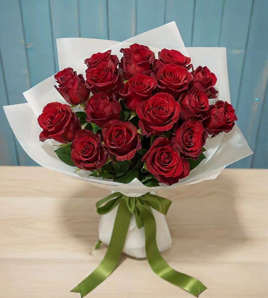 Букет Красные розы в Троицкой Краснодарского края