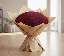 Букет 101 Красная роза в Троицкой Краснодарского края