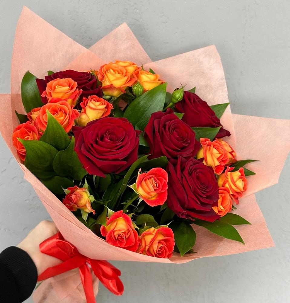 Букет Любовь и восторг в Троицкой Краснодарского края