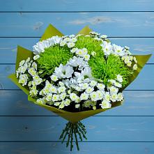 Букет цветов из:  Хризантемы в Троицкой Краснодарского края