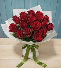 Букет Красные розы в Троицкой Краснодарского края