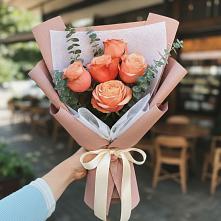 Букет цветов из:  Розы в Троицкой Краснодарского края