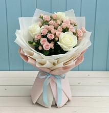 Букет цветов из:  Розы #REPLACE_PRED# Троицкой Краснодарского края