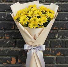 Букет цветов из:  Хризантемы в Троицкой Краснодарского края