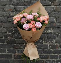 Букет цветов из:  Розы #REPLACE_PRED# Троицкой Краснодарского края