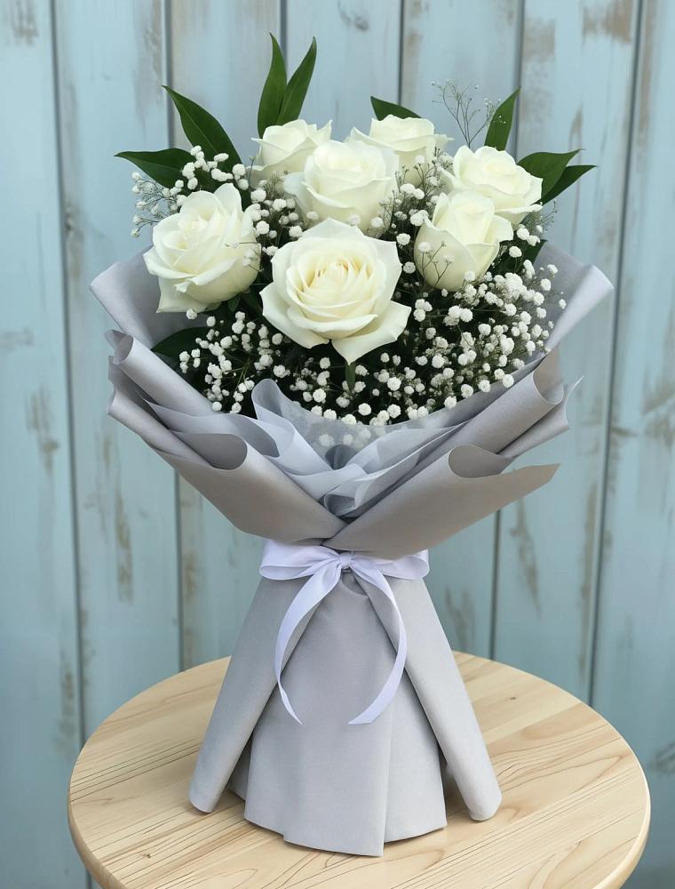 Букет цветов из: Розы в Троицкой Краснодарского края