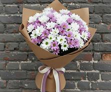 Букет цветов из:  Хризантемы в Троицкой Краснодарского края