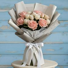 Букет цветов из:  Розы в Троицкой Краснодарского края