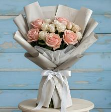 Букет цветов из:  Розы в Троицкой Краснодарского края