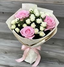 Букет цветов из:  Розы #REPLACE_PRED# Троицкой Краснодарского края