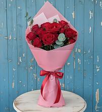 Букет цветов из:  Розы в Троицкой Краснодарского края