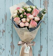 Букет цветов из:  Розы #REPLACE_PRED# Троицкой Краснодарского края
