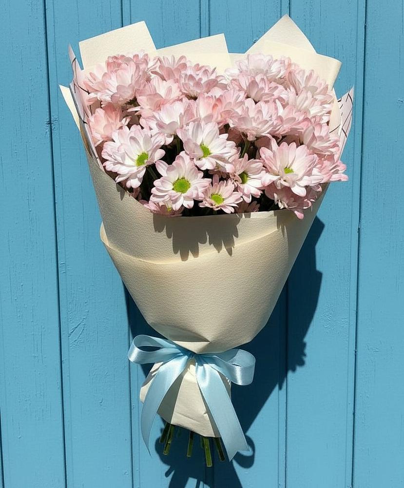 Букет цветов из: Хризантемы в Троицкой Краснодарского края