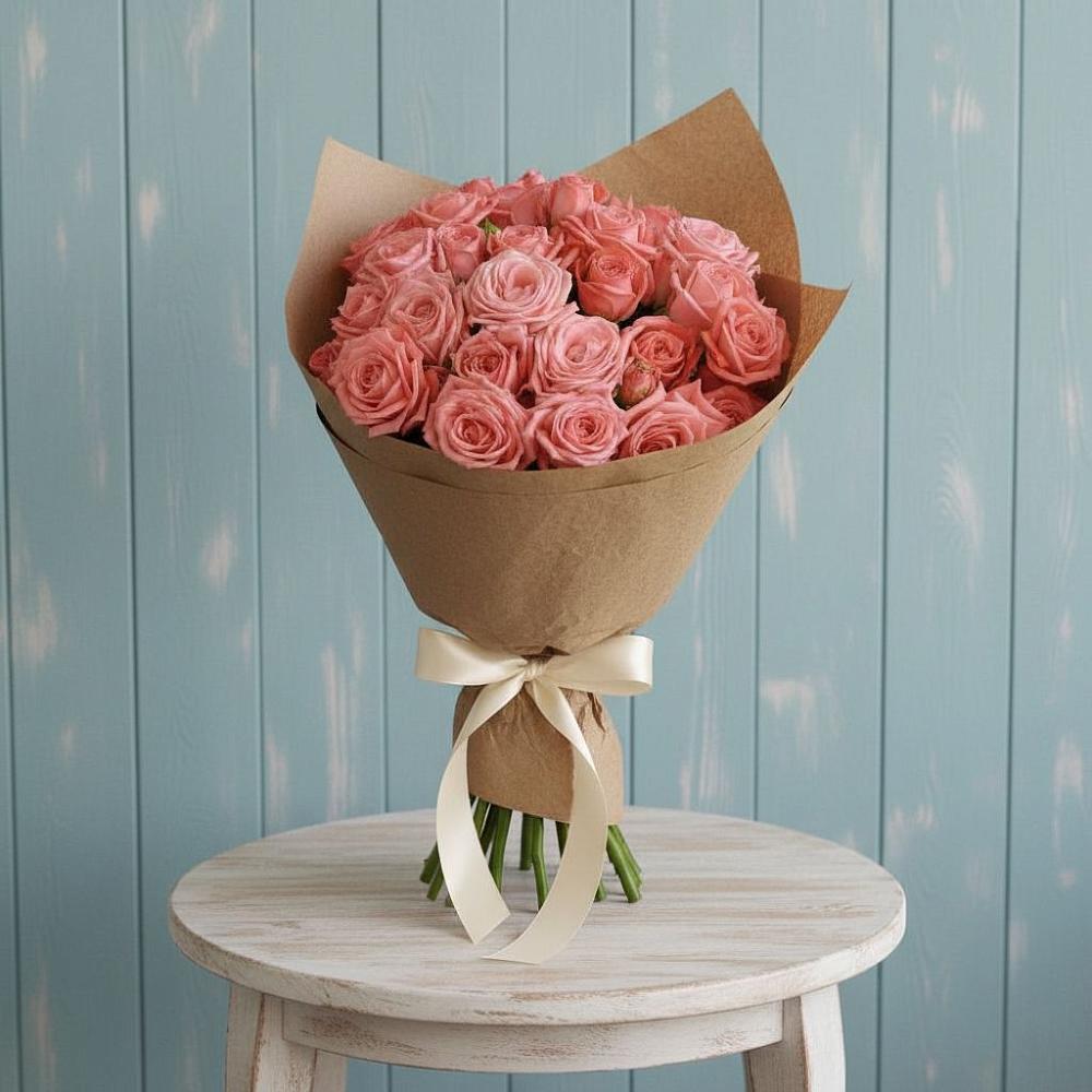 Букет цветов из: Розы в Троицкой Краснодарского края