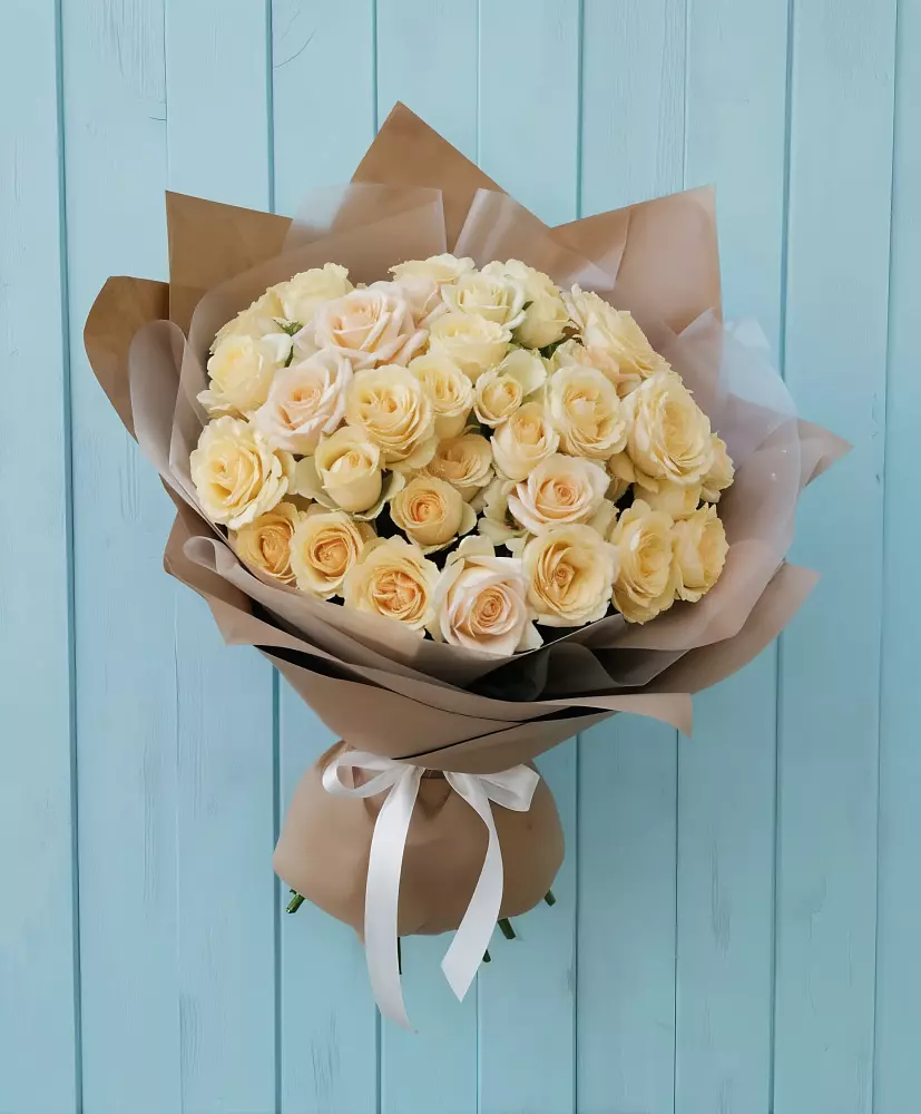 Букет Кремовое облако в Троицкой Краснодарского края