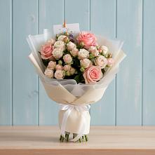 Букет цветов из:  Розы в Троицкой Краснодарского края