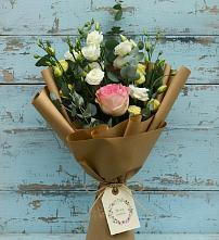 Букет цветов из:  Розы и Лизиантусы #REPLACE_PRED# Троицкой Краснодарского края